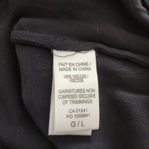 Simons Twik black high collar ruffled blouse - Picture 7 of 10